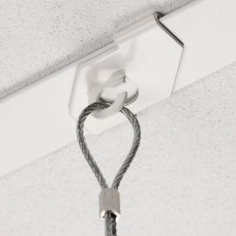 Crochet metal faux plafond